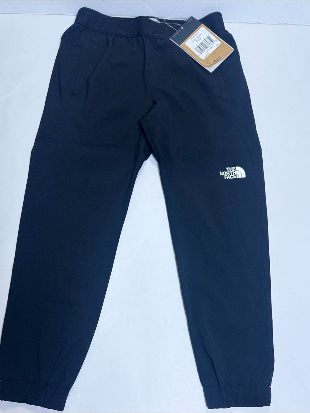 The North Face Boys On The Trail Pants Size S 7/8 Black FlashDry NWT